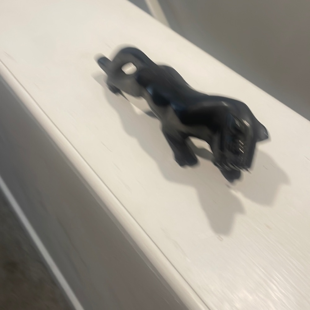 Black obsidian Jaguar from Tulum, Mexico
